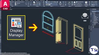 Introduction to DISPLAY MANAGER AutoCAD 2024 [upl. by Bywaters]