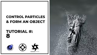 How To Control Particles and Cover and Object  Cinema 4D X particles amp Octane Tutorial [upl. by Saffier396]