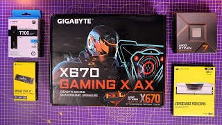 Gigabyte X670 X Gaming X AX AMD motherboard feature review [upl. by Semmes]