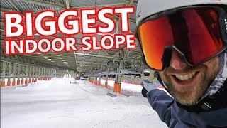 Biggest Indoor Snowboarding In Europe [upl. by Tager]