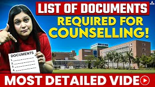 🔴NEET 2024 COUNSELLING PROCESS  LIST OF DOCUMENTS REQUIRED FOR NEET COUNSELLING  BY GARIMA MAM [upl. by Divod]