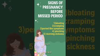 Early Pregnancy Symptoms before missed period l pregnancysymptoms [upl. by Nosraep]