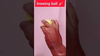 Inswing bowling tricks 🏏💯faster bowling viralshorts officialsachin [upl. by Marrin]