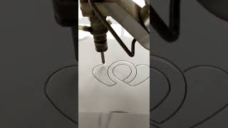 Process of HighPressure Water Jet Cutting Heart Shapes on Ceramic [upl. by Maria]