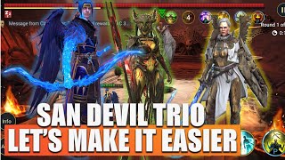 Sand Devil Trio Elva Aniri Ninja Stage 24  Raid Shadow Legends [upl. by Alletsyrc720]