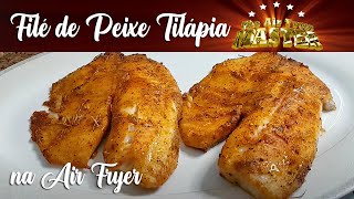 COMO FAZER FILÉ DE PEIXE TILÁPIA NA AIRFRYER [upl. by Keyes]