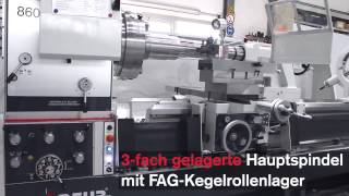 Konventionelle Drehmaschine CONTUR SJ 860XL [upl. by Yrkcaz]