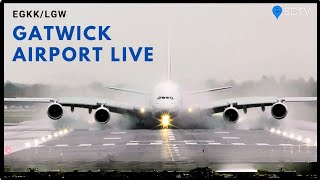 Gatwick Airport Live  EGKKLGW  23rd November 2023 [upl. by Oregolac]