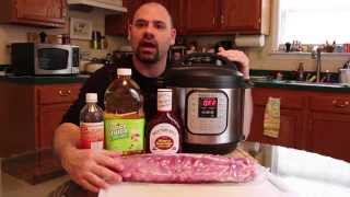 Ribs  Fall off the Bone  with Instant Pot Pressure Cooker [upl. by Lasko]