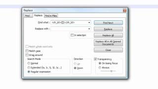 Search and Replace Text Using Regular Expressions in Notepad [upl. by Katt]