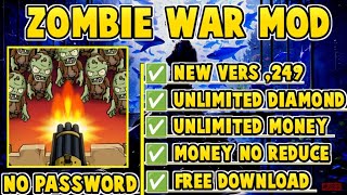 ZOMBIE WAR IDLE DEFENSE MOD APK 2024 NO PASSWORD [upl. by Johnson]