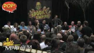 Evil Dead 30th Anniversary Reunion from Spooky Empires MAYHEM PanelsOnPagescom [upl. by Hardwick]