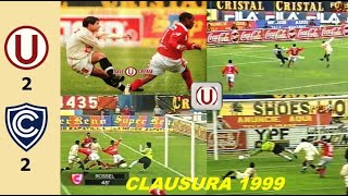 Universitario 2 vs Cienciano 2  Resumen  1999  Goles Eduardo Esidio y Mauro Cantoro ⚽ [upl. by Nnair11]