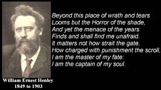 Invictus  poem by William Ernest Henley with text [upl. by Godfree401]