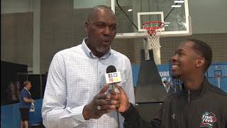 Hakeem Olajuwon Interview at the 2018 Final Four [upl. by Schell584]