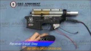 Airsoft AEG GampG GR16 M16 Receiver Assembly by AirSplat [upl. by Billat]