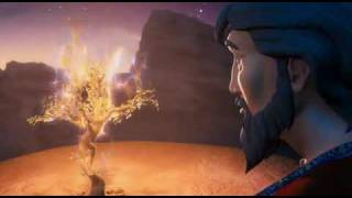 Animated  God speaking to Moses from the Burning Bush [upl. by Eisus]