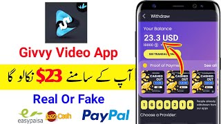 Givvy Video App Payment Proof  Givvy Video Real Or Fake  Givvy Video Withdraw Proof [upl. by Neyr]