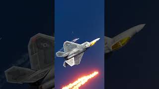 Splash one SU33 Flanker  DCS F22A Raptor dcs dcsworldgameplay dcsworld shorts [upl. by Docile]