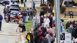 Sarnia Police removal at Remembrance Day [upl. by Talmud114]