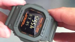 Casio GShock G5600KG3 Solar Military Green 5600 Watch [upl. by Zaid]