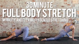 30 Minute Full Body Stretch  Gentle Mobility and Flexibility Dynamic Stretching Session [upl. by Ikcaj]