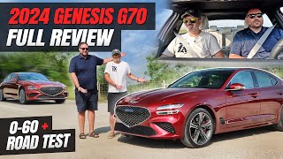 2024 Genesis G70 25T  Camry Money  BMW PERFORMANCE  060  Road Test [upl. by Heloise117]