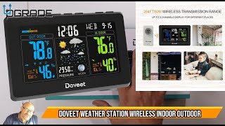 Weather Station Wireless Indoor Outdoor [upl. by Sara]