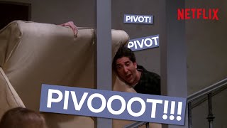 Friends  Ross New Couch Pivot FULL SCENE [upl. by Sirraj244]