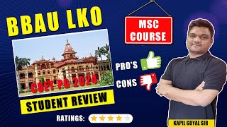 BBAU lucknow Review  CUET PG 2024  BBAU University lucknow  BBAU review by students [upl. by Eydnarb]