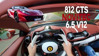 2024 FERRARI 812 GTS NOVITEC  POV TEST DRIVE  EXHAUST SOUND [upl. by Cathrine]