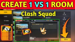 🔥How To Create 1 vs 1 Custom Room In Free Fire Clash Squad 2022🔥Create 1vs1 Custom Room In Free Fire [upl. by Haletky]