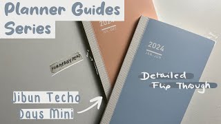 Kokuyo Jibun Techo Days Mini  Detailed Planner Flip Through  Planner Guides Series [upl. by Giarg]