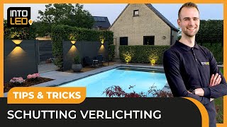 Tuinverlichting aanleggen aan je schutting  Na het zien van deze video kun je het helemaal zelf [upl. by Nileuqay]