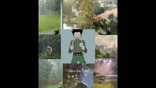 I like to rainMe toohunterxhunterKilluagon [upl. by Simpson]