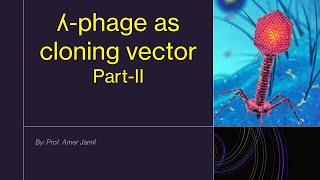 Lamda pahge as cloning vector part II Rec [upl. by Efron323]