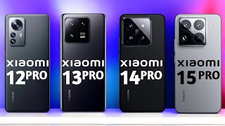 Xiaomi 12 Pro Vs Xiaomi 13 Pro Vs Xiaomi 14 Pro Vs Xiaomi 15 Pro Trakontech [upl. by Mehs115]