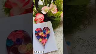 quilling heart 💜❤️ quillingart viralshorts nzhq creative studio 🧿 [upl. by Liscomb]