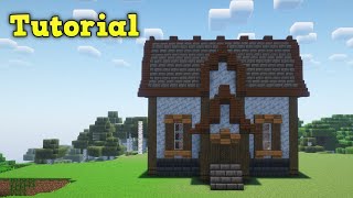 Calcite Starter House Minecraft  Building tutorials 3 How To Build [upl. by Shirl]