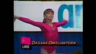 🥇 Oksana Omelianchik URS VT AA 9900 1985 World Championships [upl. by Nedrob690]