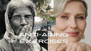 ANTIAGING EXERCISES TO HELP SLOW DOWN THE AGING PROCESS  LIVE LONGER [upl. by Anyrtak]