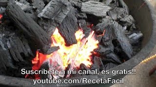 COMO PRENDER CARBON  RECETA FACIL [upl. by Papp760]