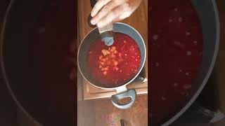 How to Make Authentic Russian Veg Borscht Soup  Easy Vegetarian Recipe [upl. by Robinson]