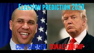 2020 Election Prediction  Donald Trump vs Cory Booker [upl. by Elvyn]