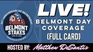 LIVE BELMONT STAKES DAY from Belmont Park [upl. by Eetsud]