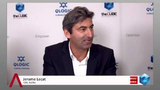 Jerome Lecat  Oracle OpenWorld 2014  theCUBE Studio QLogic [upl. by Parette357]