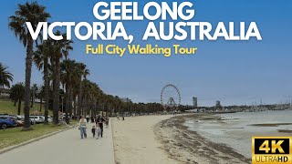 Geelong Australia Walking Tour  4K 60FPS [upl. by Eiralam539]