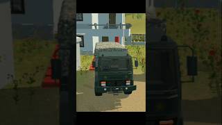 indian vechals simulator 3d game new update army truckviralshort trendingvideo [upl. by Ynots]