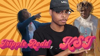 Trippie Carried  KSI – Wake Up Call feat Trippie Redd  Reaction [upl. by Linetta527]