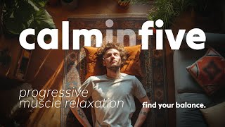 5Minute Guided Meditation for Progressive Muscle Relaxation [upl. by Eldrida]